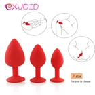 Анальная пробка EXVOID, мужские анальные пробки, Силиконовые анальные пробки для геев, секс-шоп, красные алмазы, массажер простаты, анальные бусины