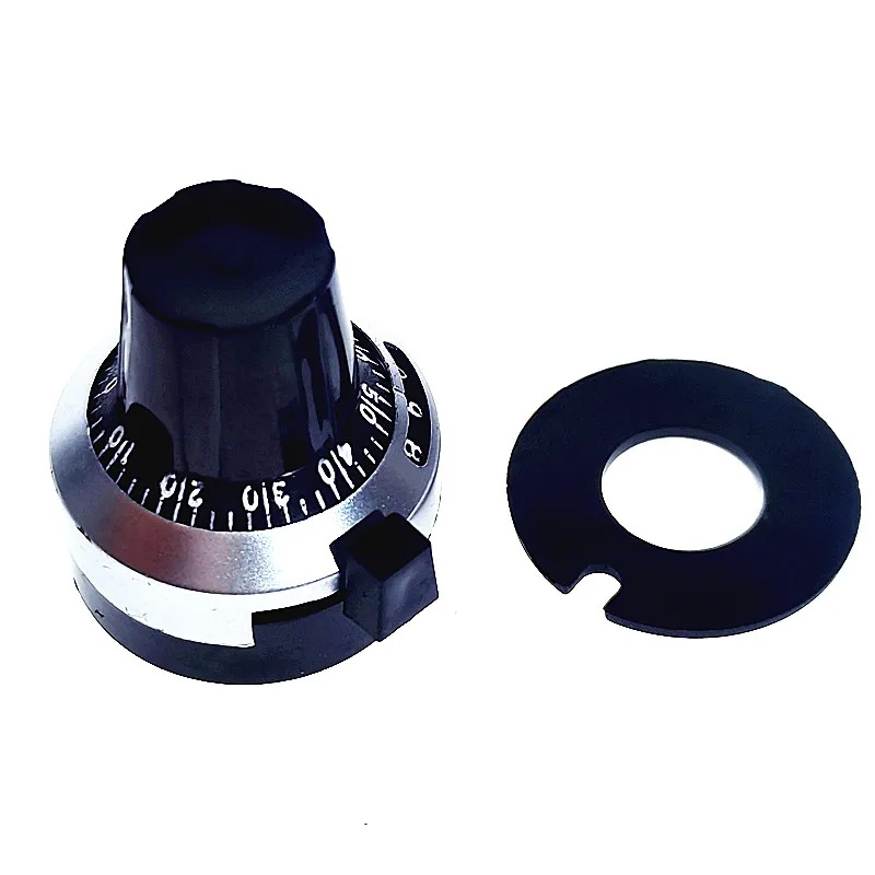

1PCS 6.35mm 3590s knob precision scale knob potentiometer knob hat multi turn potentiometer