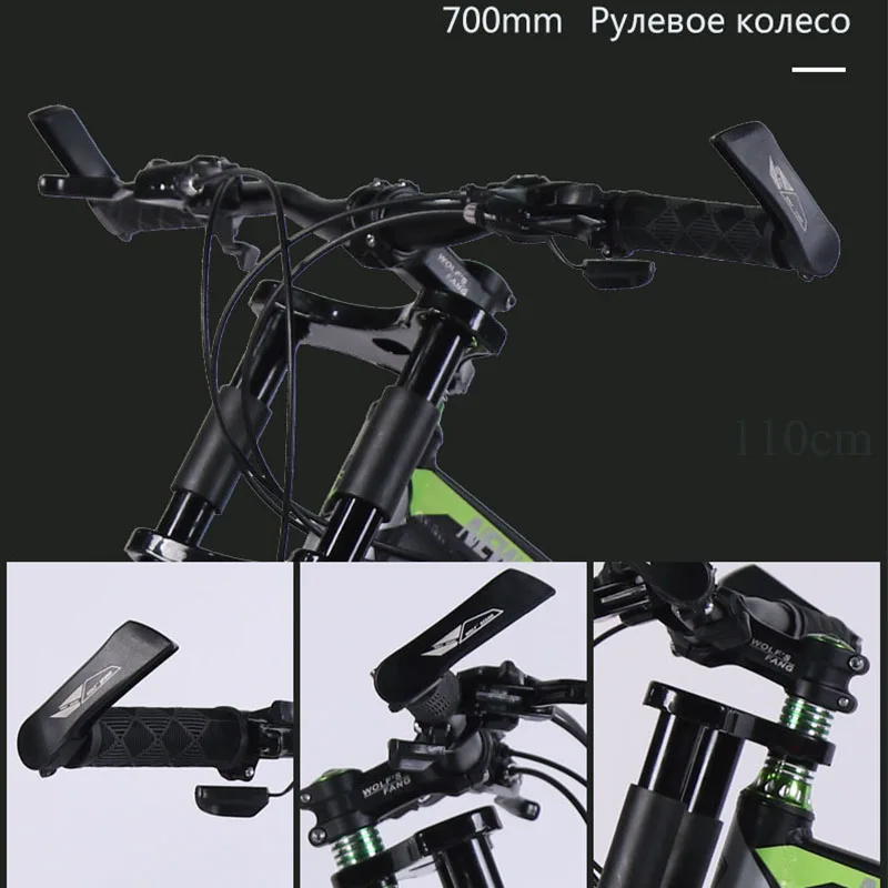 Велосипед Wolfs Fang горный велосипед дорожного типа с алюминиевой рамой 26x4.0" 7/21/24 скоростей рама Снежный пляж Громадный велосипед.