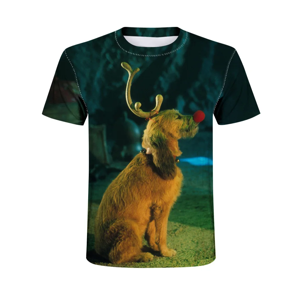 Новинка 2019 года летняя модная Мужская/женская футболка с принтом из фильма The Grinch