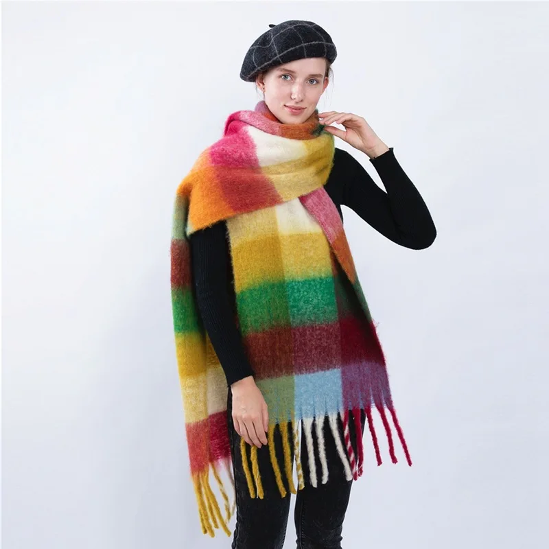 

Зимний шарф tessel, мягкие теплые шарфы из пашмины, Женская шаль, шарфы, шарфы, зимние женские шарфы