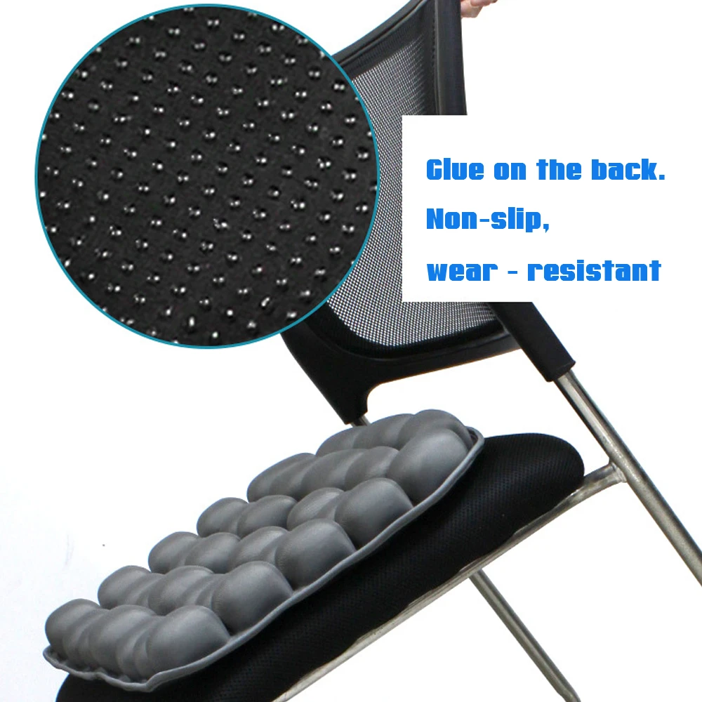 

3D Inflatable Cushion Wheelchair Cushion Anti-slip Office Decompression Cushion Breathable Hemorrhoid Cushion Car Seat Cushion