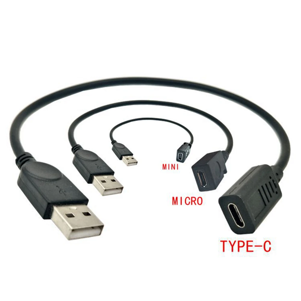 Переходник USB «папа», «мама», «папа», «мама»