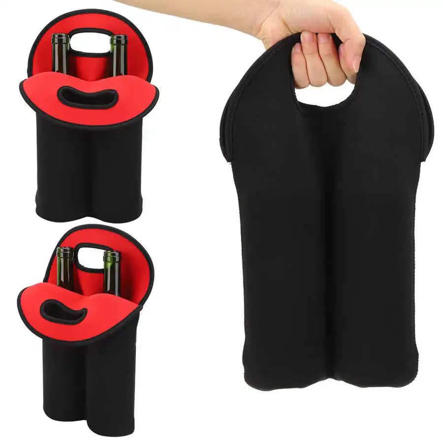 Аксессуары для бассейна 2 бутылки ручная неопреновая сумка винных бутылок