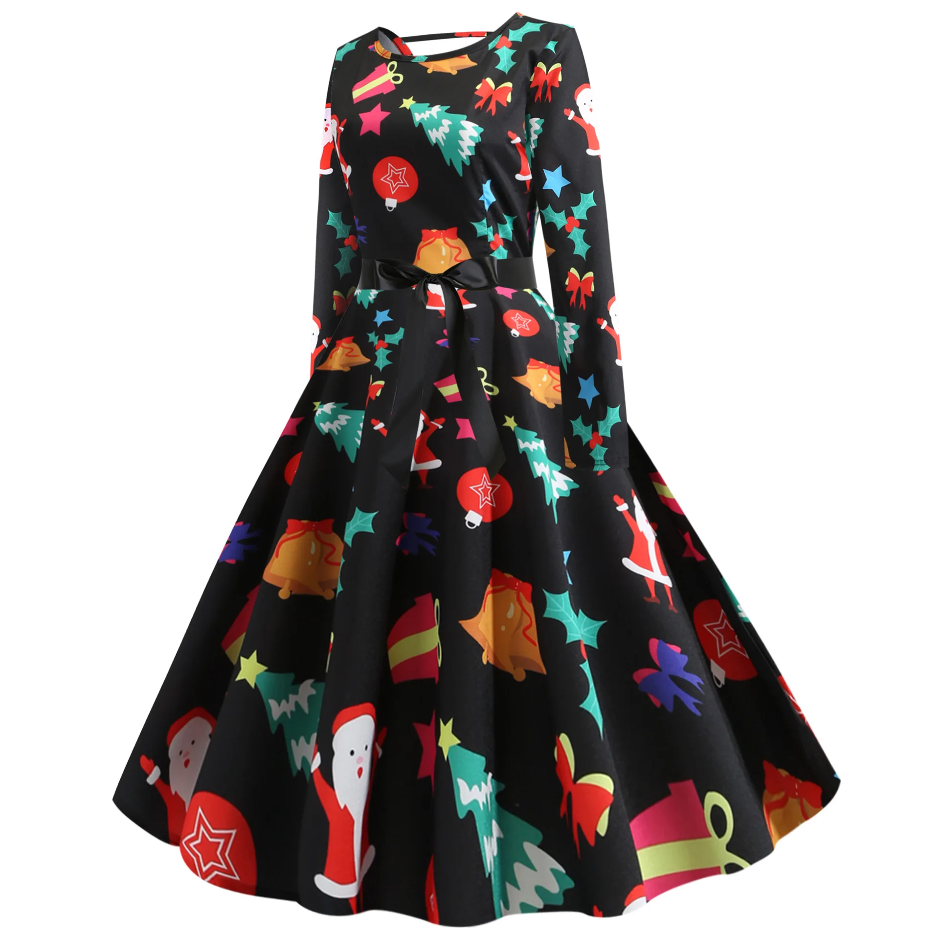 

Рождественское платье, винтажное женское платье, женская одежда для вечерние, сексуальные платья с принтом вечерние ринки, ночного клуба