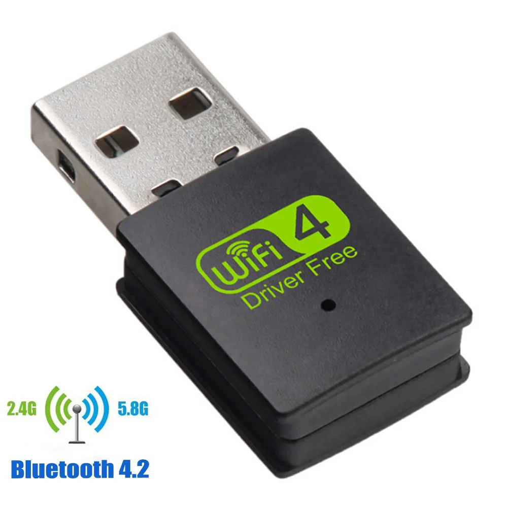 USB WiFi Bluetooth адаптер двухдиапазонный беспроводной внешний приемник ключ для ПК