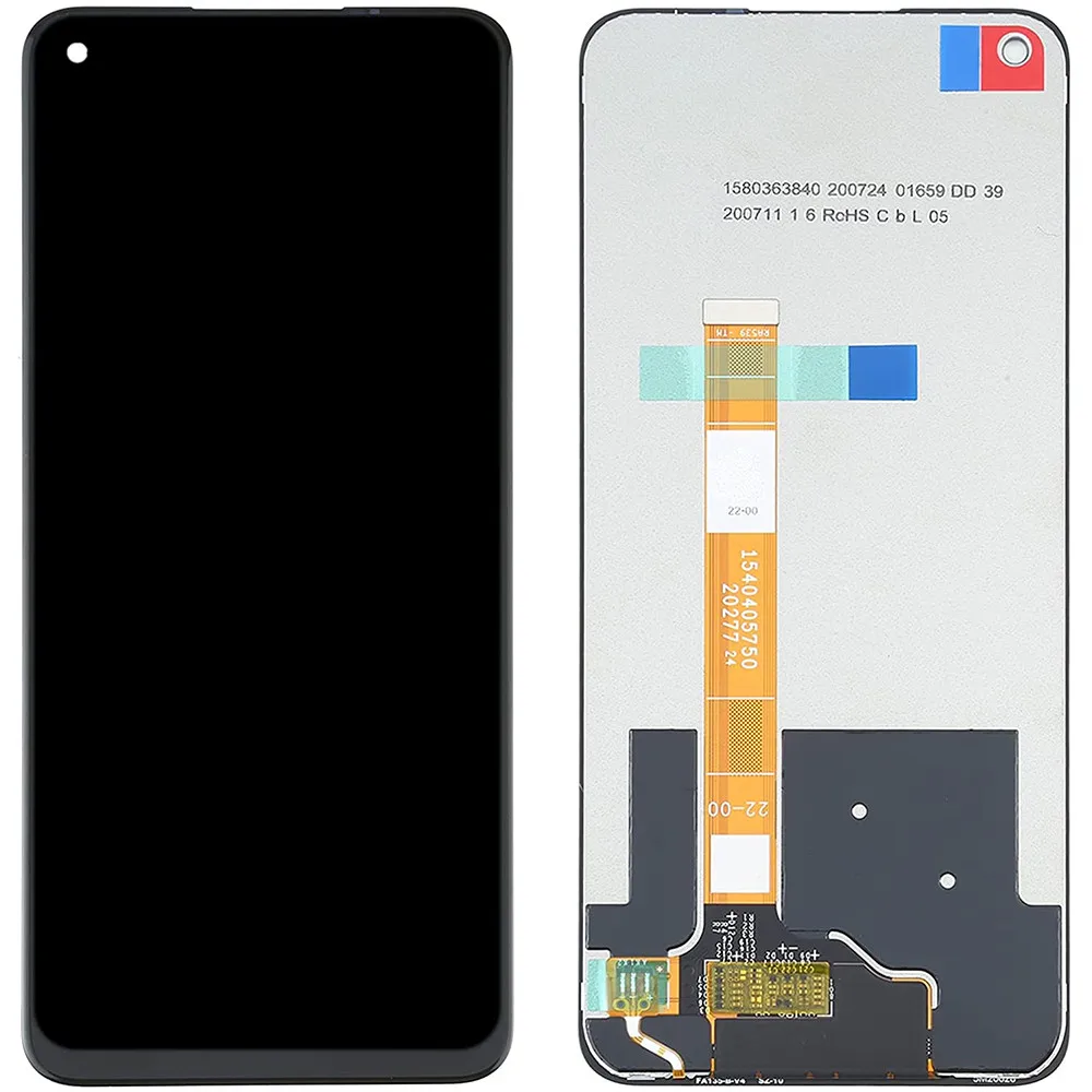 6 5 lcd display for oppo realme 7 screen touch panel digitizer for oppo realme 7 rmx2151 lcd display assembly free global shipping
