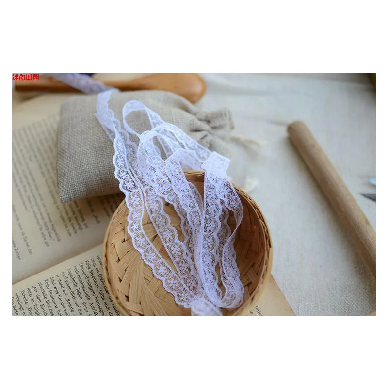 2 цвета гладкое кружевное Кукольное кружево из полиэстера | Дом и сад