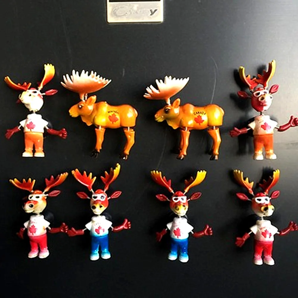 Магнит на холодильник с изображением канадского мультфильма Милу оленя Весенняя