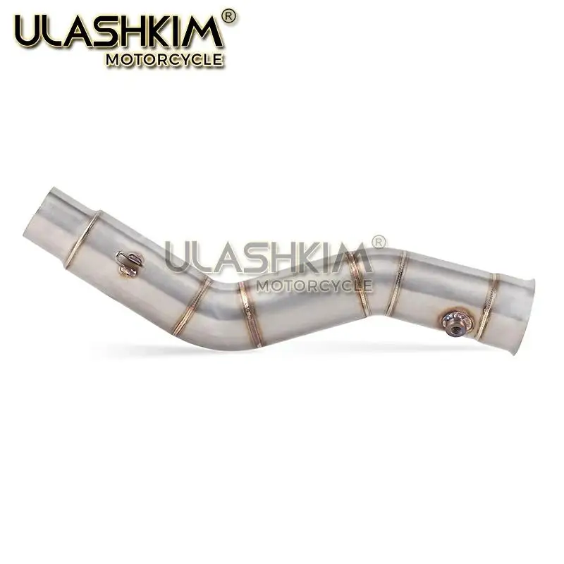 Мотоцикл глушитель Escape полная система средняя ссылка труба без шнуровки для yamaha