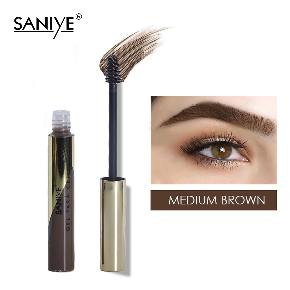 SANIYE брендовая помада для бровей Гель водостойкая кисть увеличения долговечный