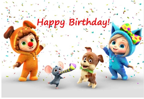 Виниловый фон для студийной фотосъемки с днем рождения Дэйвом и Авой 220x150 см|Фон