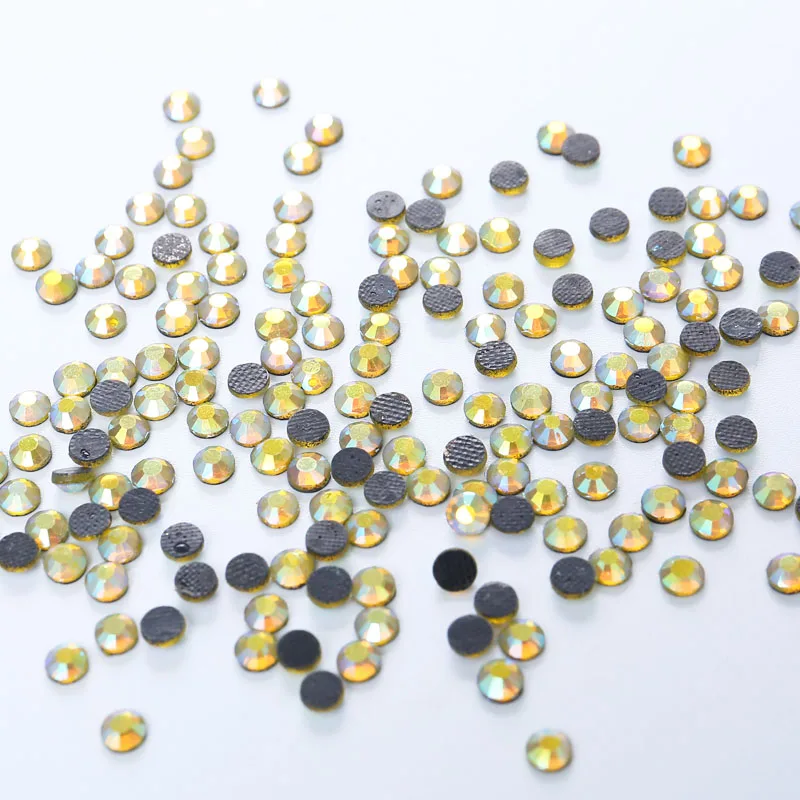 1440 шт. DMC цитрин AB стразы исправление камней для свадебных платьев и обуви Nai Art |