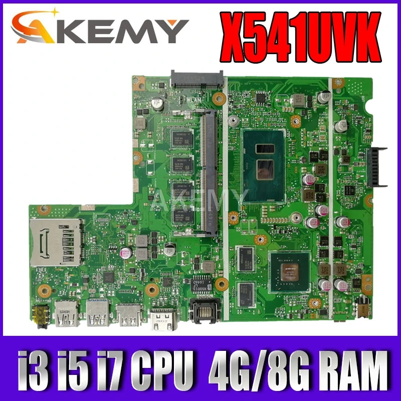 X541UVK материнская плата для ASUS X541UJ X541UV X541U F541U R541U ноутбука i3 i5 процессор 4G/8G RAM