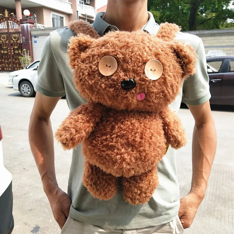 Movie Tim Bear Plush backpacks handbag Shoulder Bag storage bag stuffed toys plush toy doll doll A gift for a friend