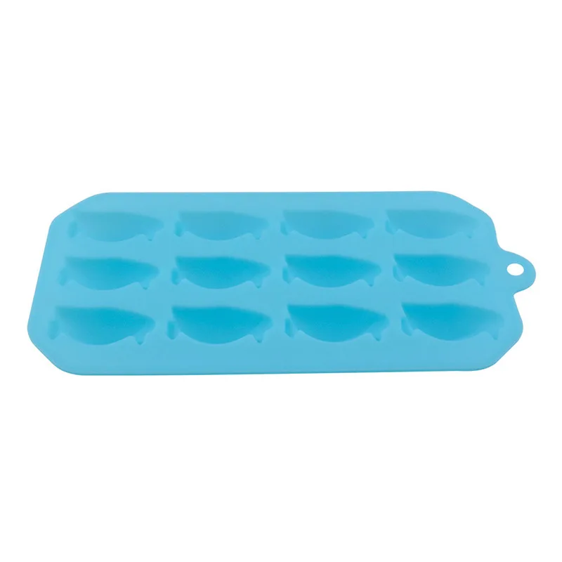 

12 Cavity Penguin Shape Silicone Ice Cube Tray Ice diy Mold Ice Cream Mould Summer Party Ice Lattice Mould Wholesale