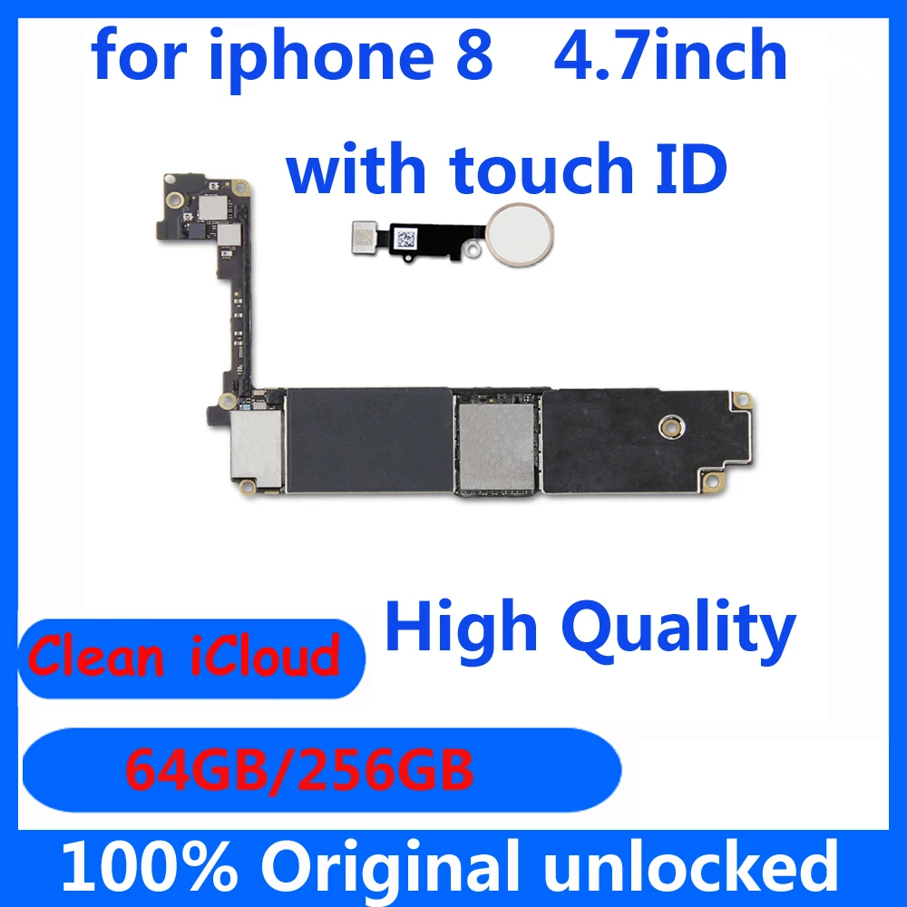 Оригинальная материнская плата для iphone 8 64 ГБ 256 Высококачественная