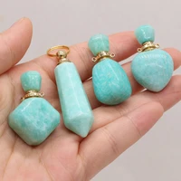 2021 new natural stone semi precious stone high quality tianhe stone perfume bottle for diy necklace bracelet making jewelry