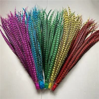 100pcslot pheasant tail feathers for crafts 90 100cm 36 40 inch party decor crafts decoration plumas carnival