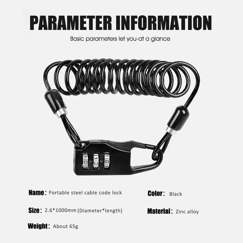 Горячие Велосипедные замки пароль устройство защиты от краж прочный 3 номер