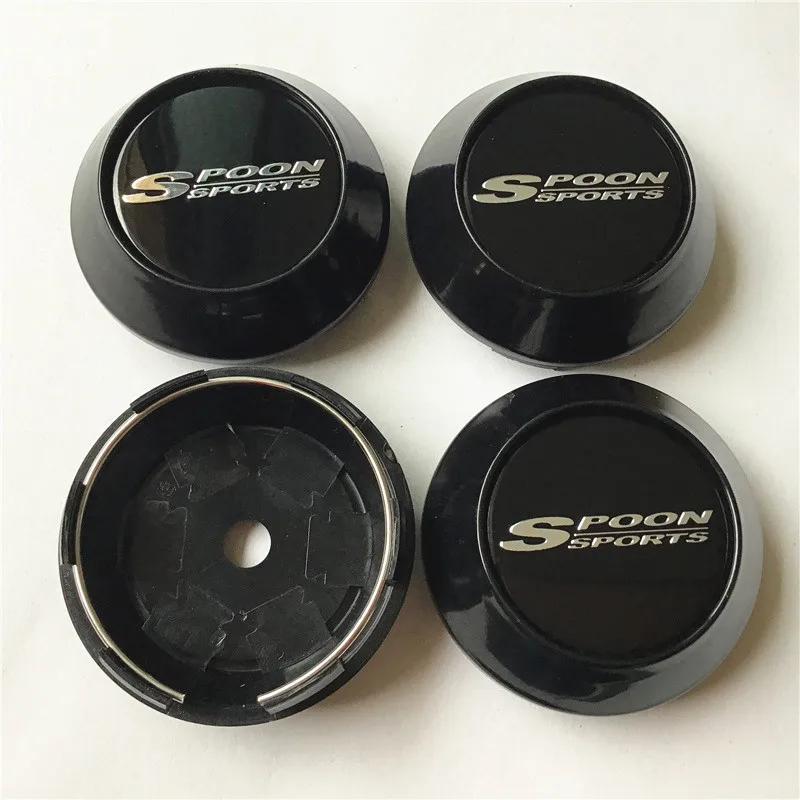 4Pcs 68mm For SPOON Wheel Center Hub Caps Car Styling Cover 45mm Emblem Badge Logo Auto Rims Accessories | Автомобили и мотоциклы