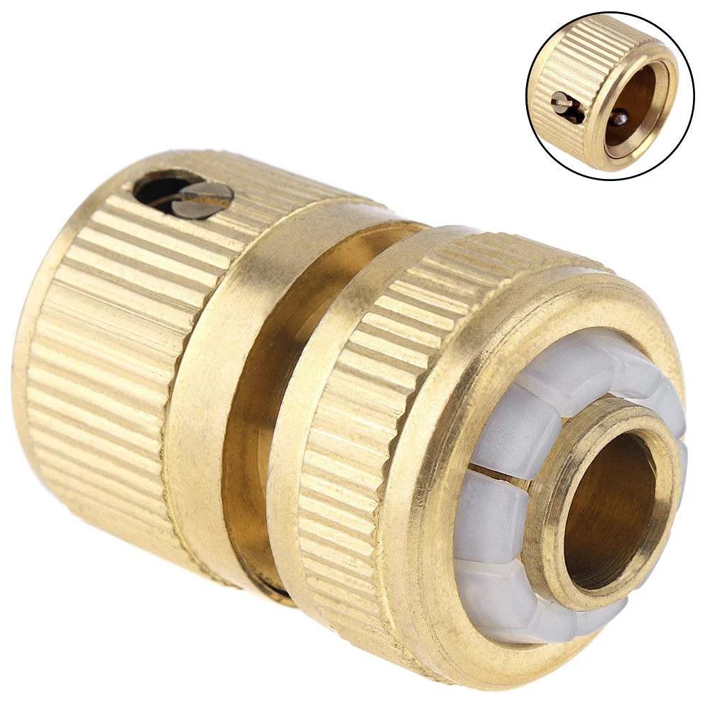

Portable Copper Threaded Water Pipe Connector with Tube Tap Snap Adaptor Four Interface for Water Gun Water Pipes