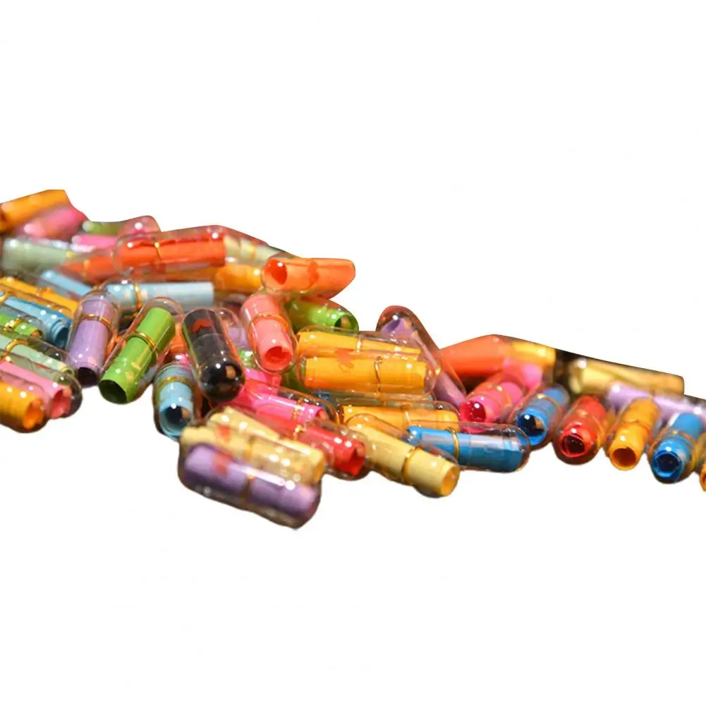 

50/100 PCS Expression Message Capsule Party Favors Kids Birthday Baby Love Letter Shower Girlfriend Boyfriend Gift Game Props