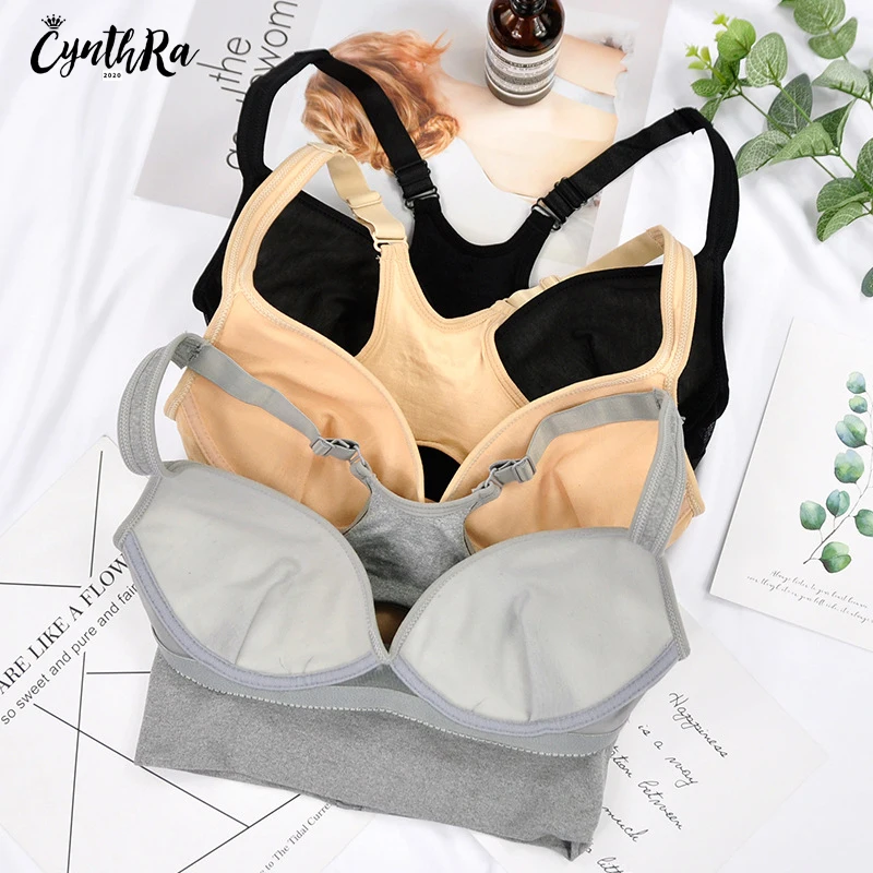 

CYNTHRA Sport Bra Sexy Underwear Women Wireless Bras Push Up Yoga Vest Shockproof Lingerie Running Bralette Gym Wear Femal