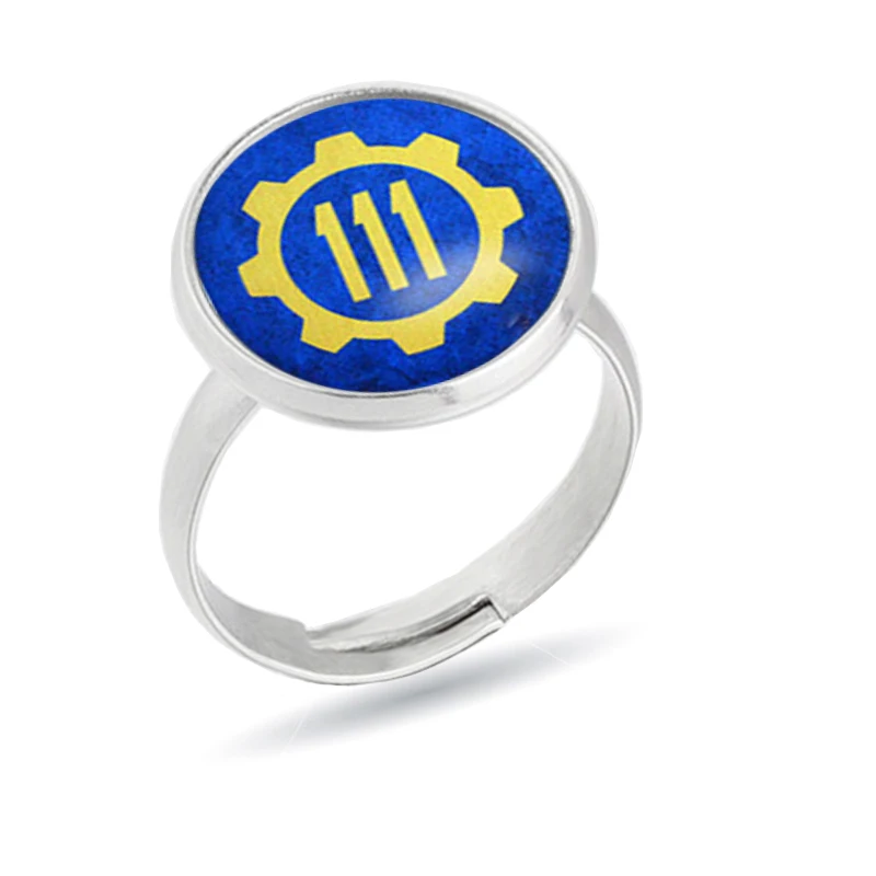 New Fallout Nuka Cola Rings Glass Men's and Women's Pendant Fashion Jewelry Anillos Fans Gifts Christmas | Украшения и