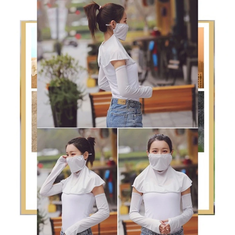 

Ice Silk Scarf Men Mask Women Sunscreen Breathable Mask Outdoor Riding Turban Windproof Multifunctional Motorcycle Mask