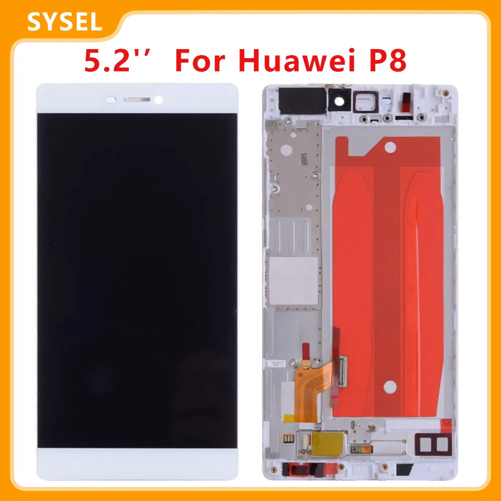 5 2 ''для Huawei P8 GRA-L09 GRA-UL00/-UL10 CL10 ЖК-дисплей экран дигитайзер Сенсорная панель