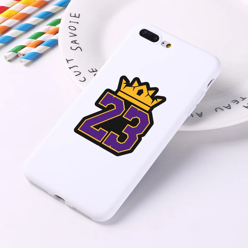 LeBron king James 23 Лос-Анжелес мягкий чехол для телефона из ТПУ чехол для iPhone11 pro 5 5S se 6 6s X Xs XR MAX 7 8 plus