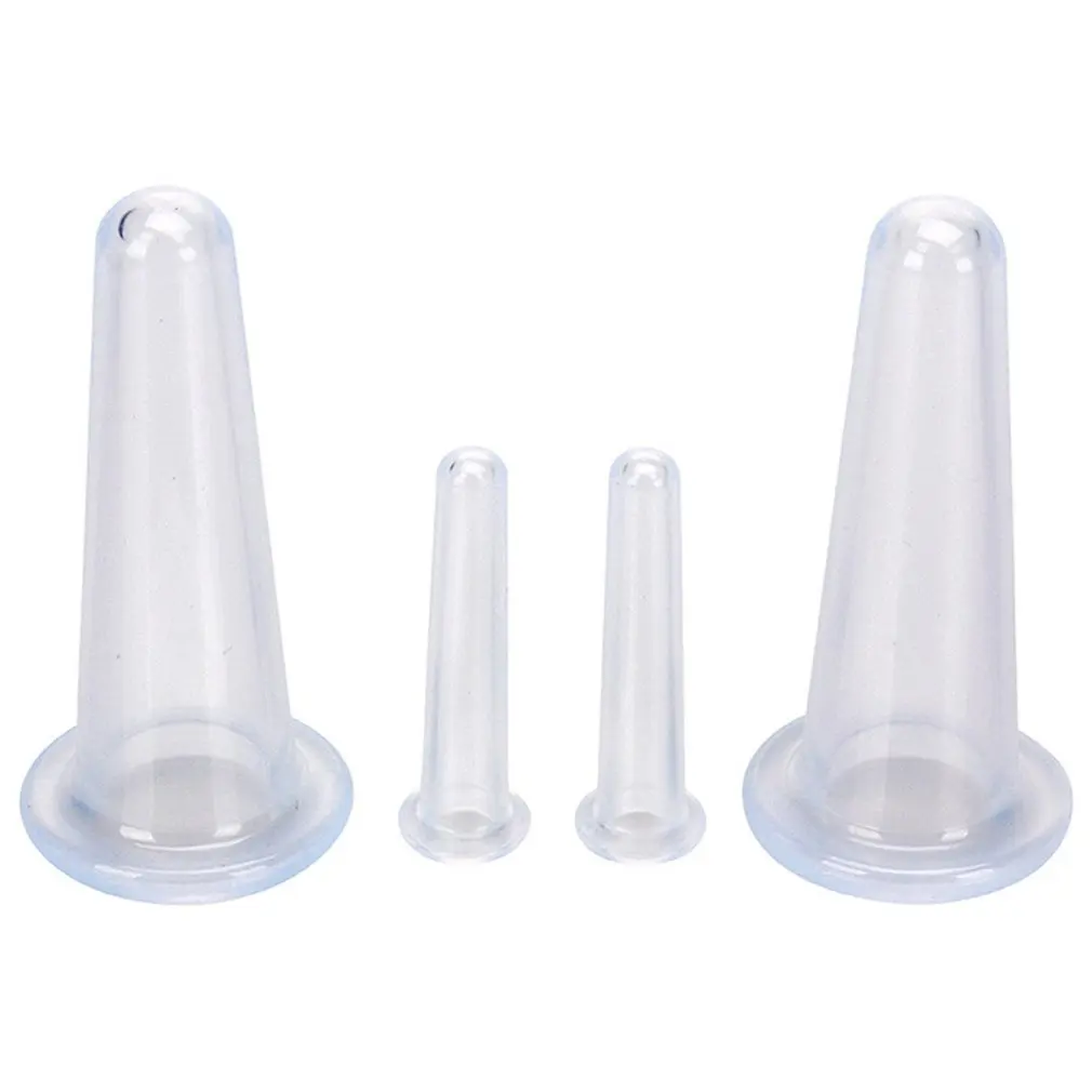 

4PCS/SET Strong Suction Silicone Body Massager Vacuum Cupping Cups Anti Cellulite Vacuum Cupping Cup