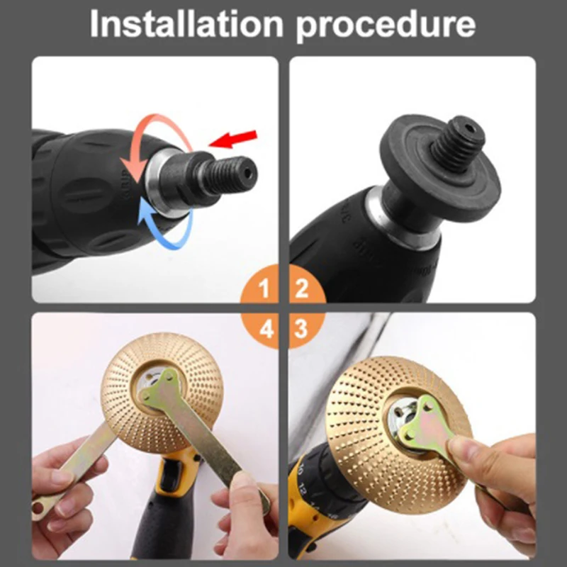 

1set Electric Drill Angle Grinder Connecting Rod Cutting Disc Polishing Wheel Adapter
