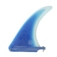surfing fin blue color single fin longboard 78910 2511 inch length sup accessories good quality
