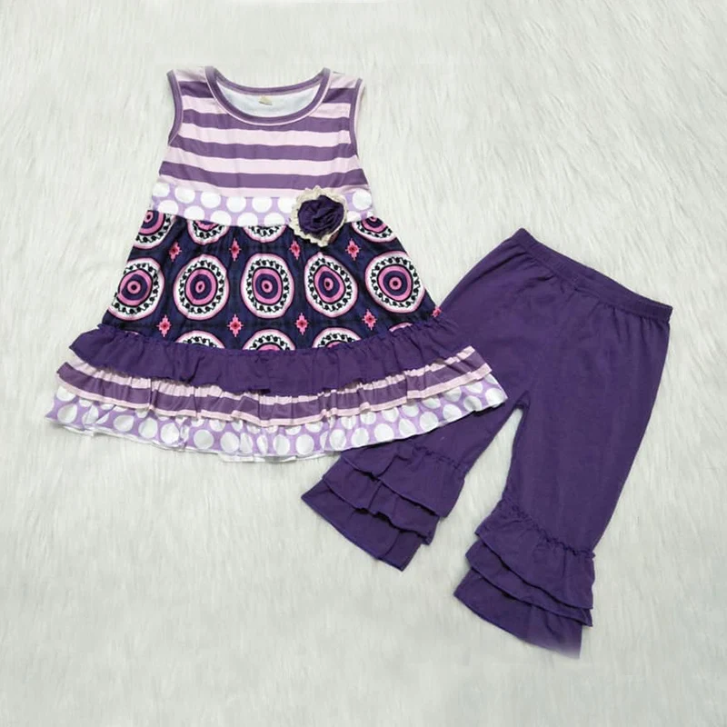 

Fashion Children Clothes Summer Girls' Clothing Sets Kids Girl Set Kids Boutique Outfit Set Wholesale Kids Baby Clothes