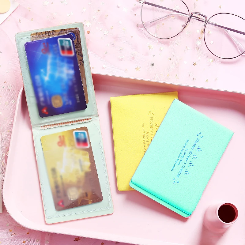 Новинка Модная Сумка Для водительских прав карамельных цветов Удобный чехол из