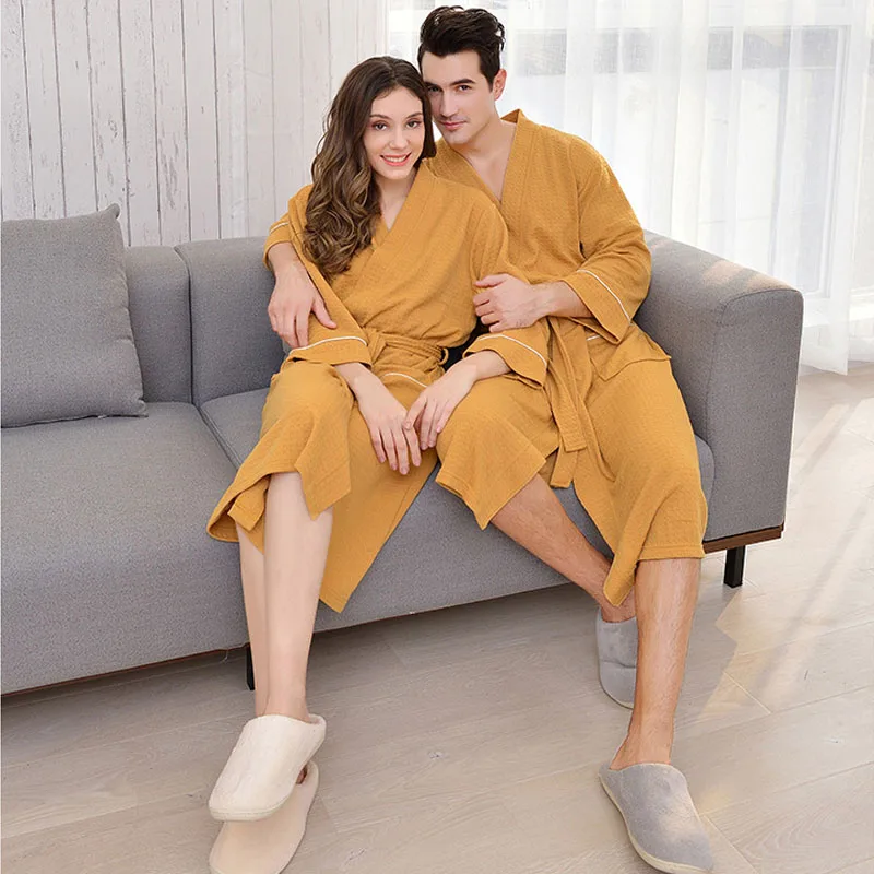 

Women Robe Sleepwear Nightgown Sexy Nightdress Kimono Bathrobe Gown Negligee Lovers Couple Nightgown Sleepwear Men Nightwear