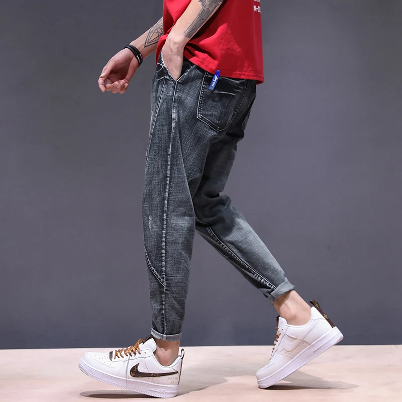 Джинсы KSTUN haren мужские мотоциклетные джинсы Уличная одежда на шнурке с эластичным