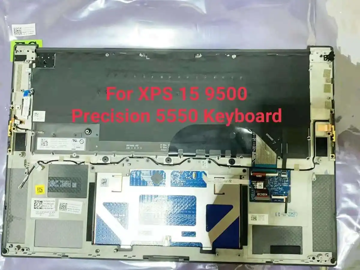 Comprar Recambio De Reposamanos Para Portátil Dell XPS15 9500, Original 0DKFWH, Cubierta Superior, Teclado, Altavoz, Touchpad, Precisión 5550