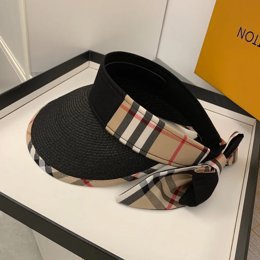 

2021 New Summer Fashion Women's Sun Hat Panama Women's Beach Hat Elegant Noble Women's Foldable Top Hat Breathable UV Protection