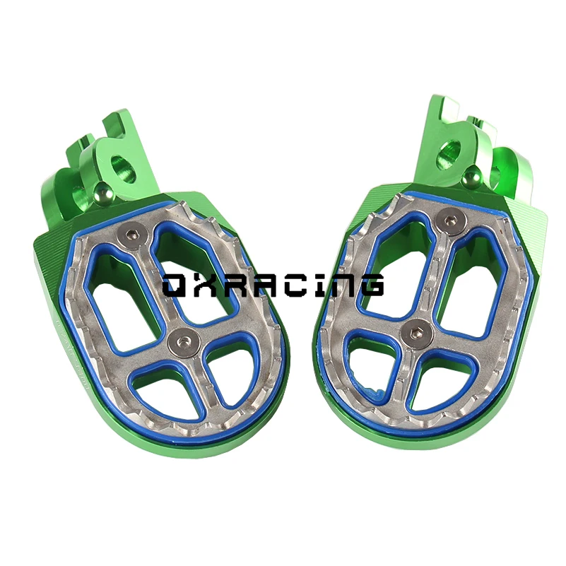 ЧПУ Заготовка MX Подножки подножки педали для KAWASAKI KX F 250 450 KXF250 2006 2018 KXF450 2007 KX250 KX450