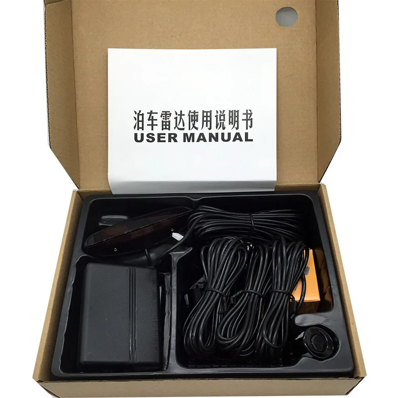 Car Mounted 12V Reversing Radar Beeps Small Crescent LED Display Precise Range Warning | Автомобили и мотоциклы