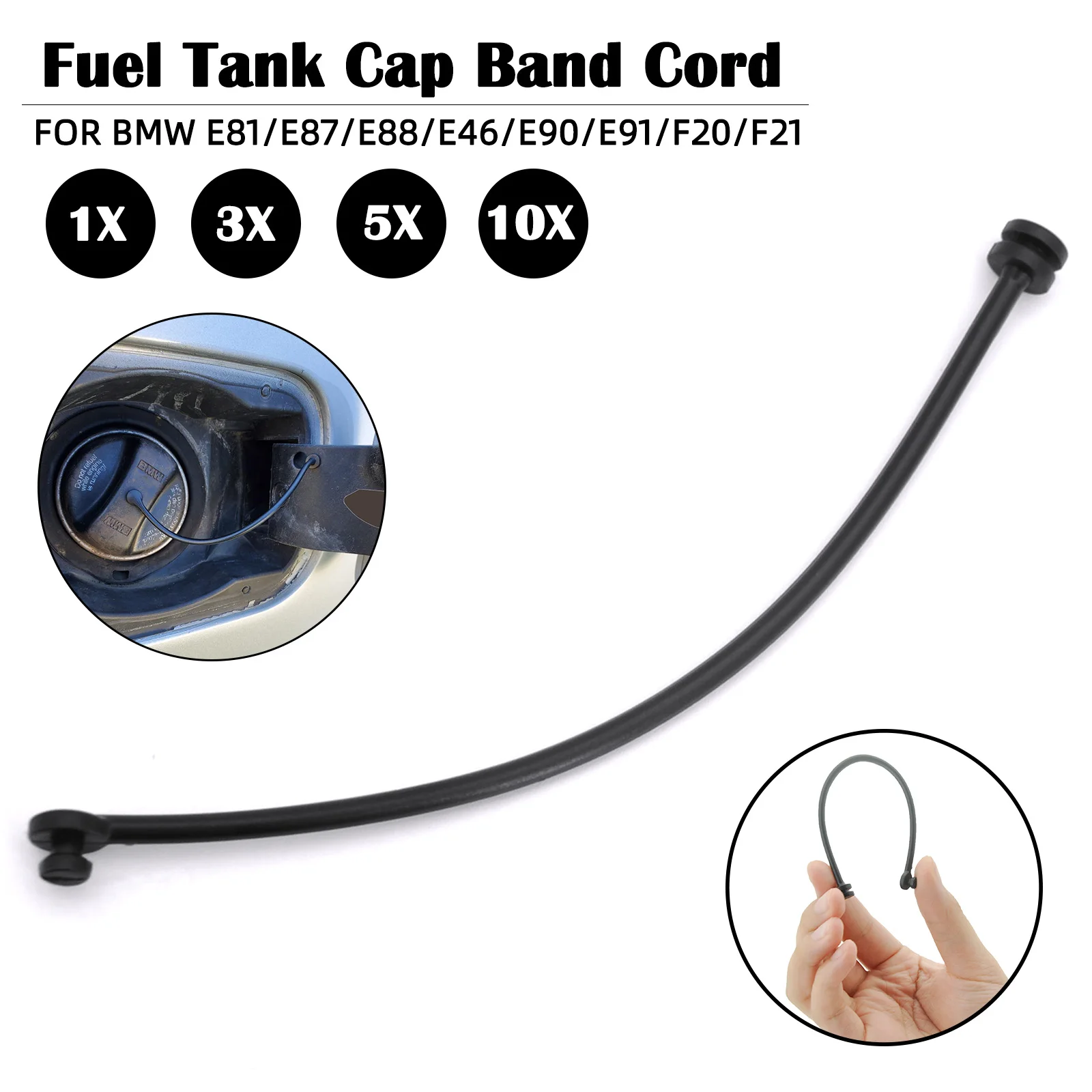 Line Cable Wire Petrol Diesel Car Replacement Oil Fuel Cap Tank Cover 16117193372 for BMW 1 3 5 7 series X1 X3 X4 X5 X6 Z4 Mini3 |