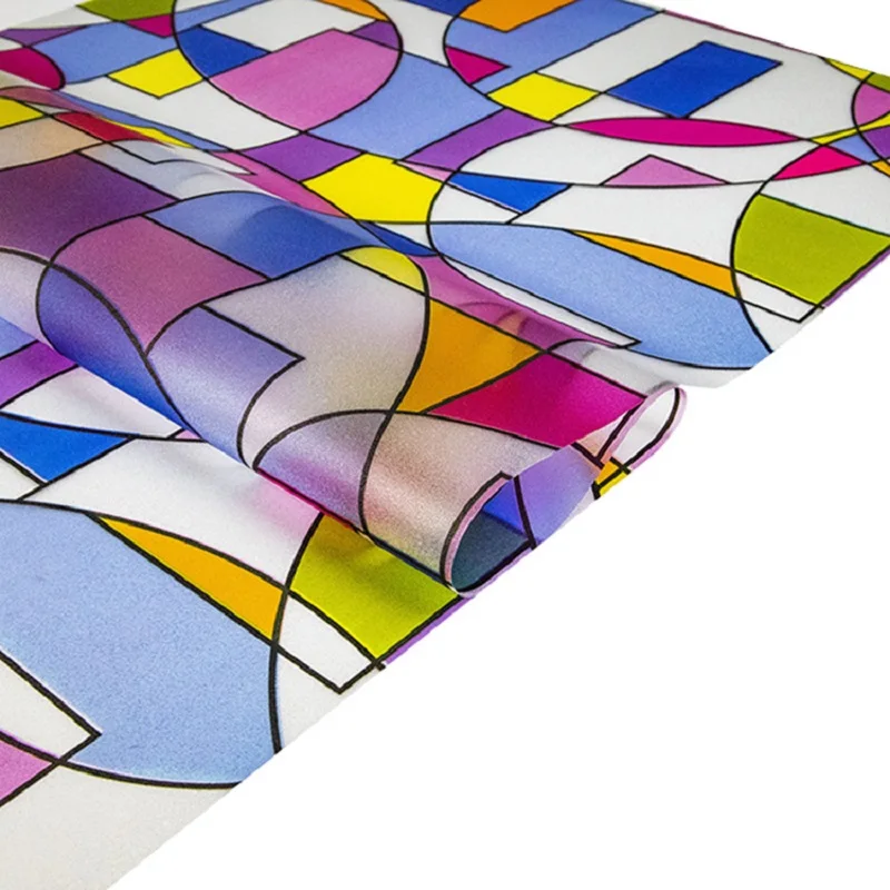 Статическая липкая оконная плёнка круглая и квадратная многоразмерная УФ защита