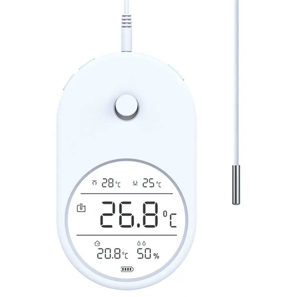 New LCD Fish Tank Aquarium Thermometer With Alarm Digital Temperature Gauge Hygrometer Probe For Brewing Beer | Дом и сад