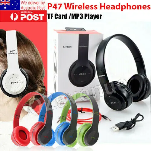 

Noise Cancelling Wireless Headphones Bluetooth 5 earphone headset with Mic Hot