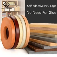 10m 2cm 164 colors self adhesive furniture wood veneer decorative edge banding pvc for cabinet office table surface edging