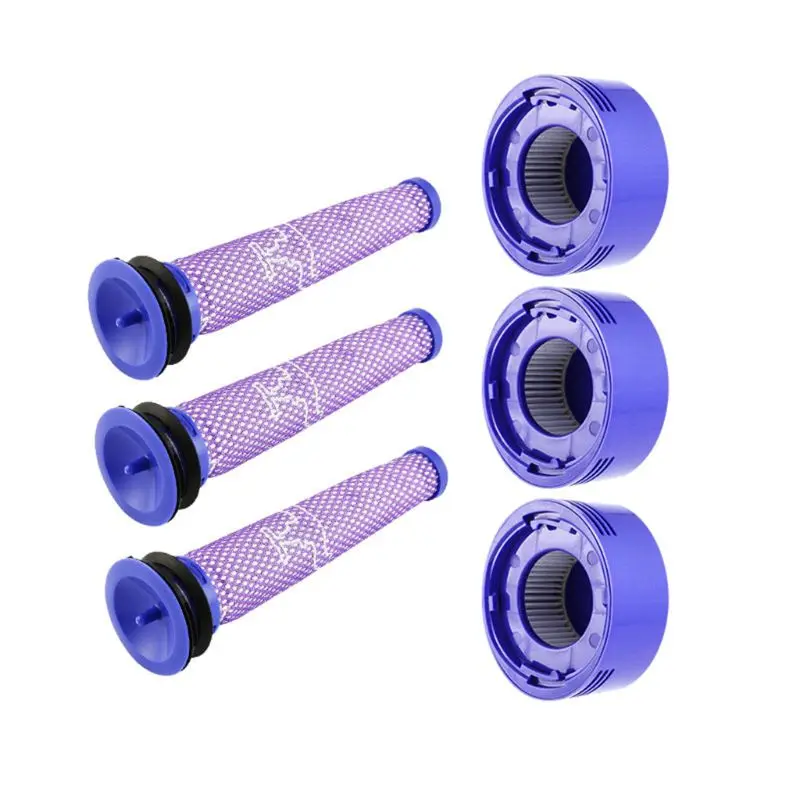 

Pre Filter + HEPA Post-Filter kit for Dyson V7 V8 Vacuum Replacement Pre-Filter (DY-96566101) and Post- Filter (DY-96747