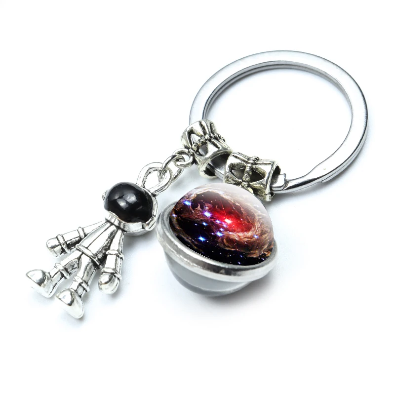 Брелок для ключей с солнечной системой ювелирный брелок подвеской в виде планеты